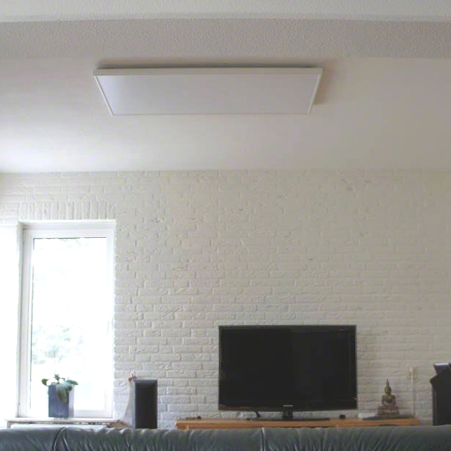 Infrared heating ceiling mounting